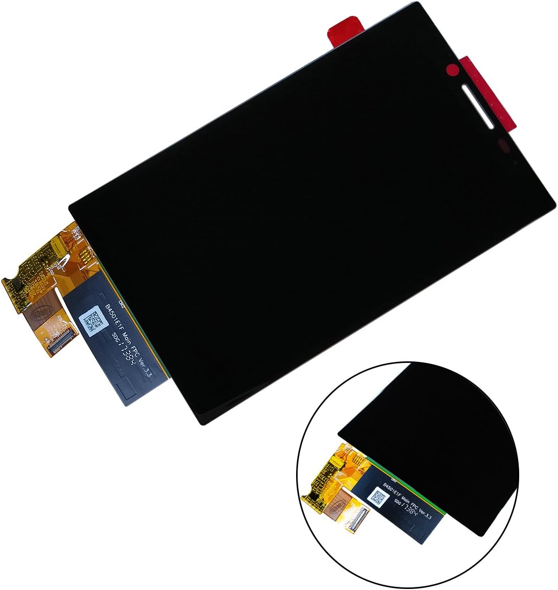 SWARK Display LCD per BlackBerry Key2/KeyTwo, nero - immagine 6