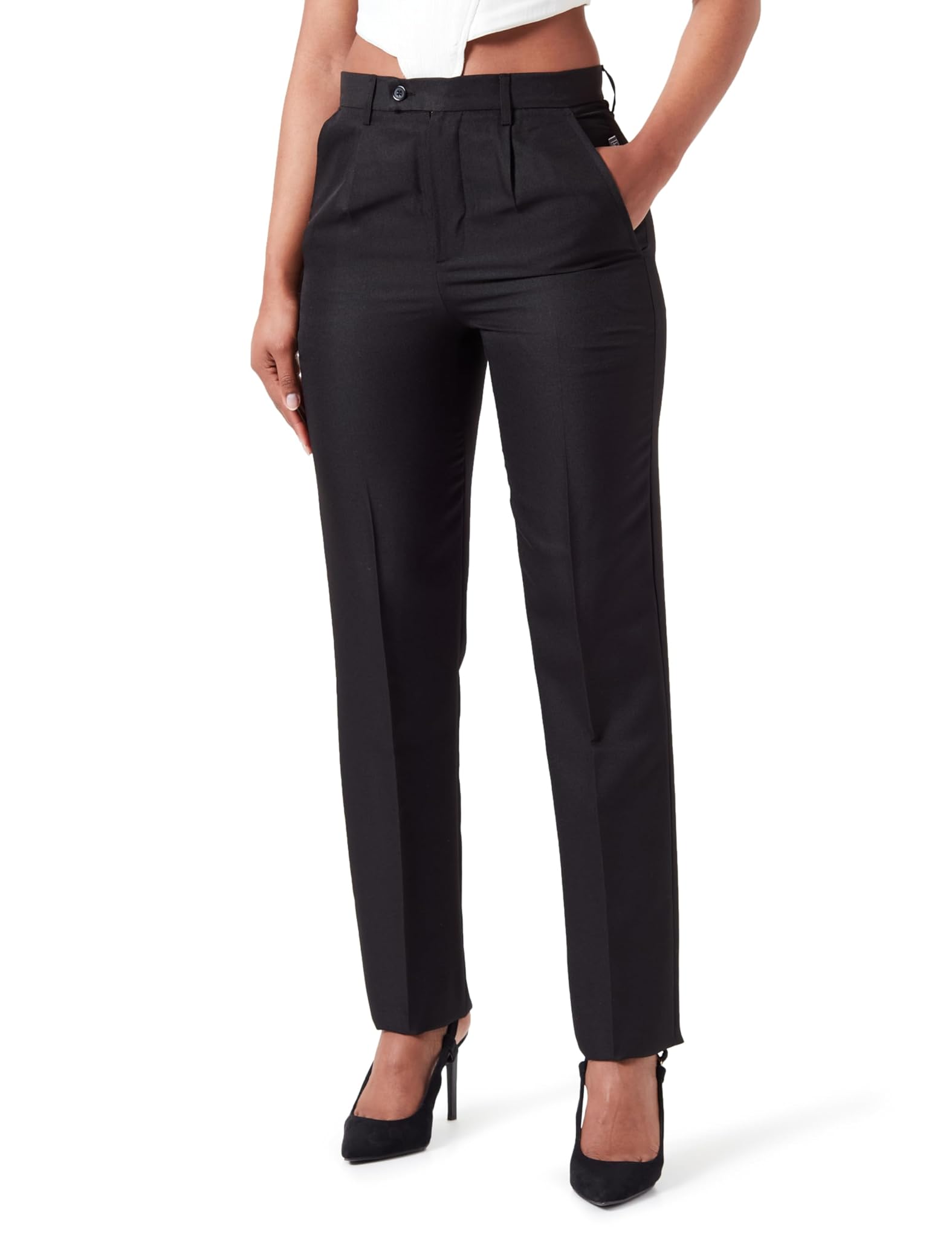 SIGGI SET 5PZ. PANTALONI SALA UOMO NERO, 42