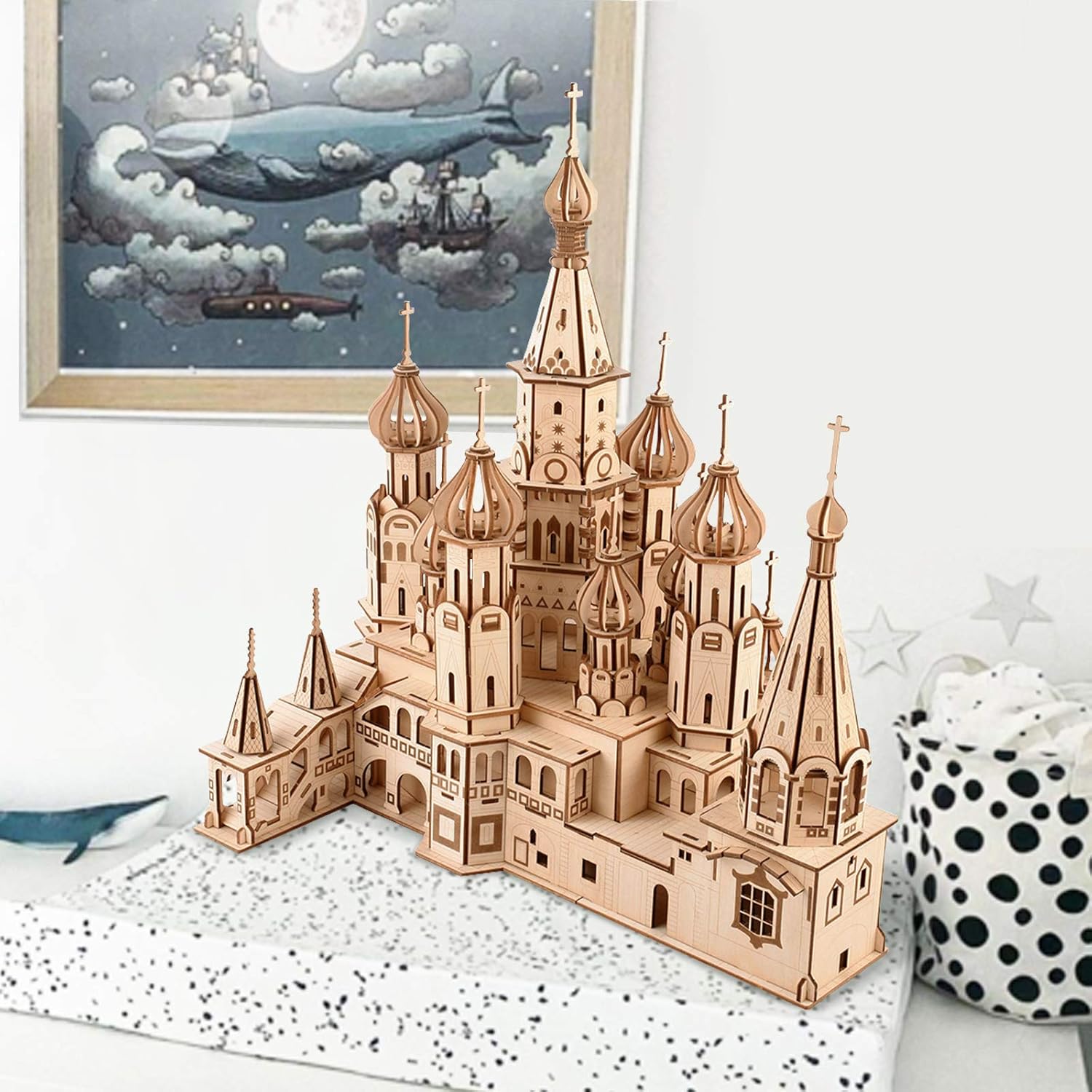 Gudoqi Puzzle 3D Legno - Cattedrale di San Basilio - immagine 3