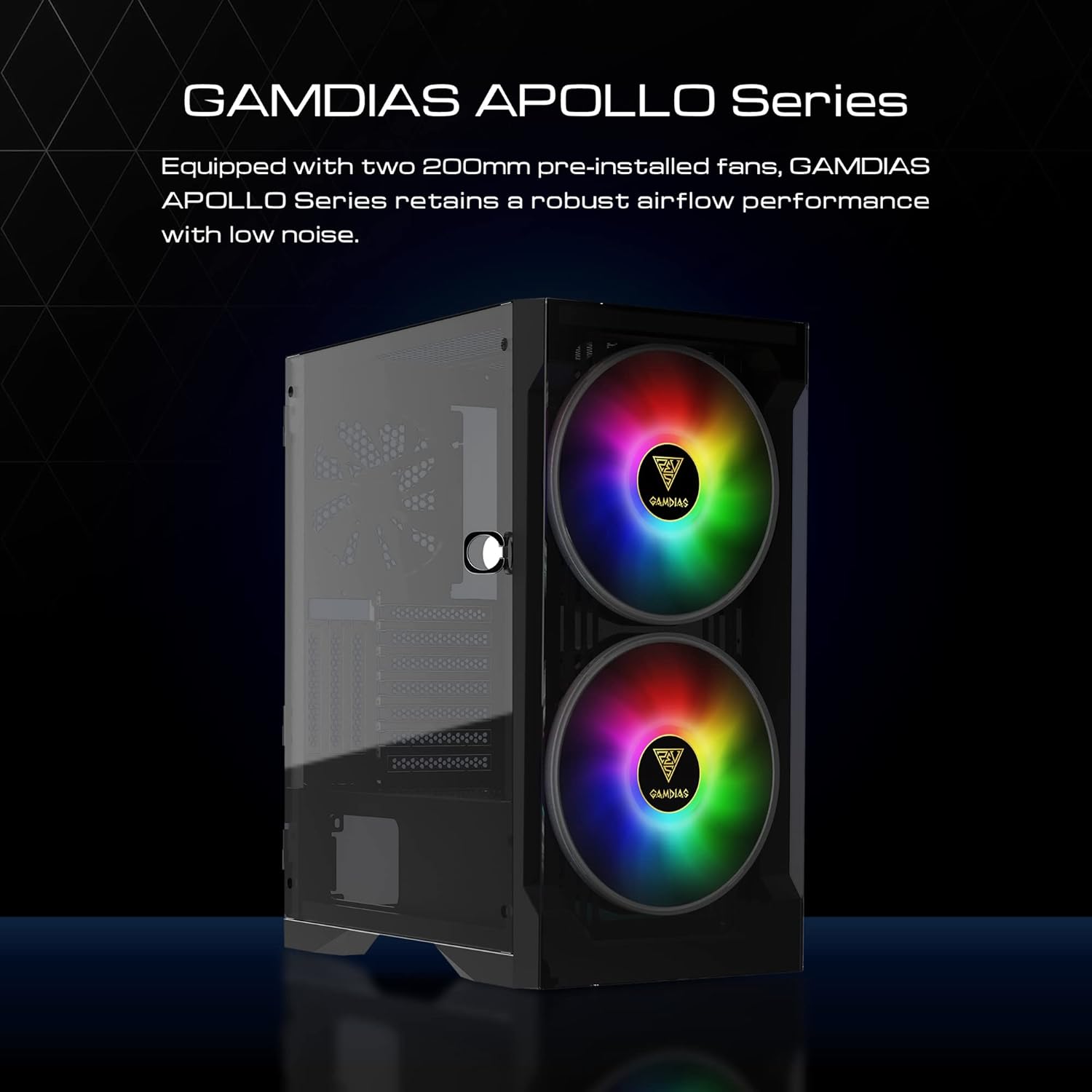 Gamdias APOLLO E2 Elite - Case Gaming Mid-Tower ATX - immagine 2