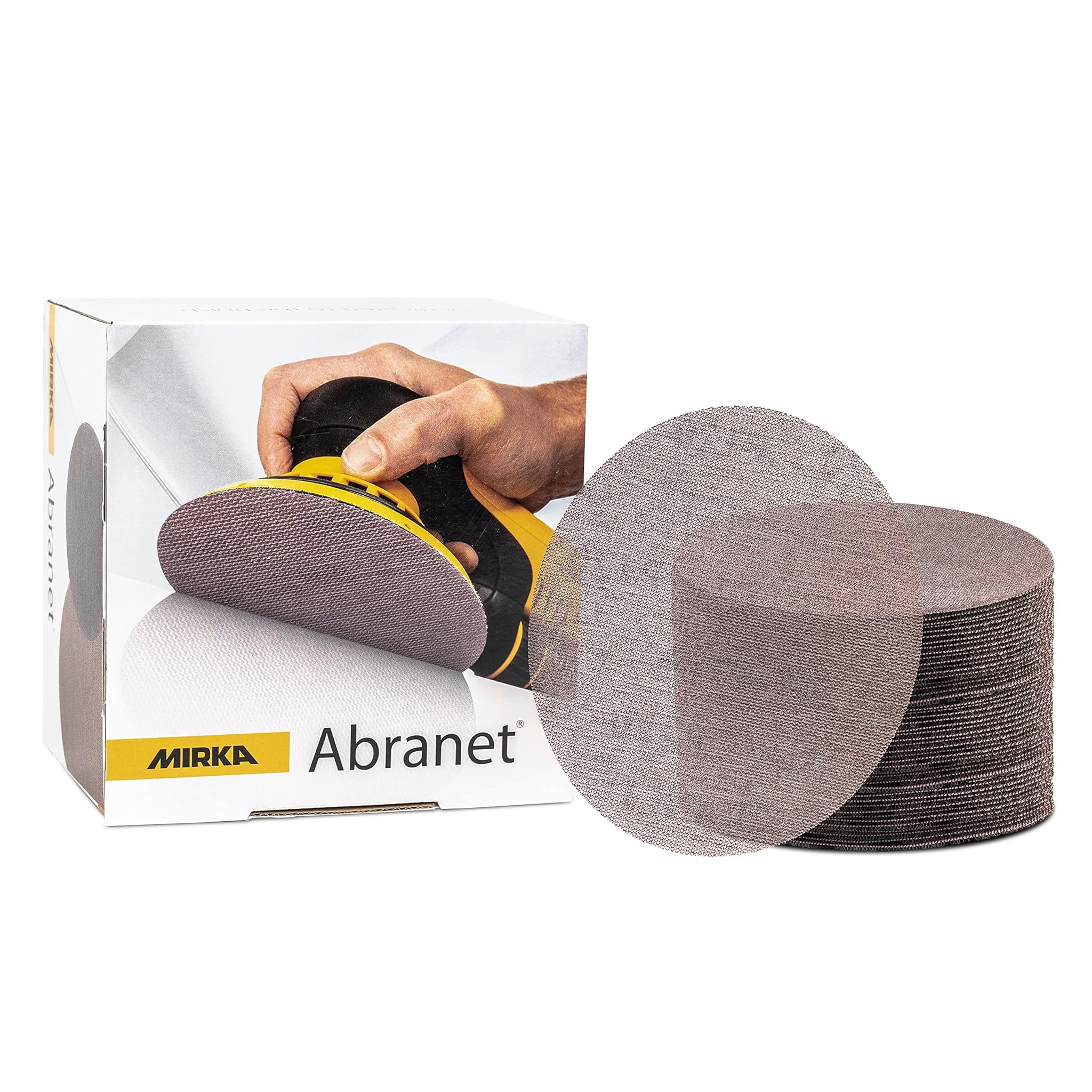 Mirka Abranet - Griglia di Levigatura Ø 125mm P500, 50 pz