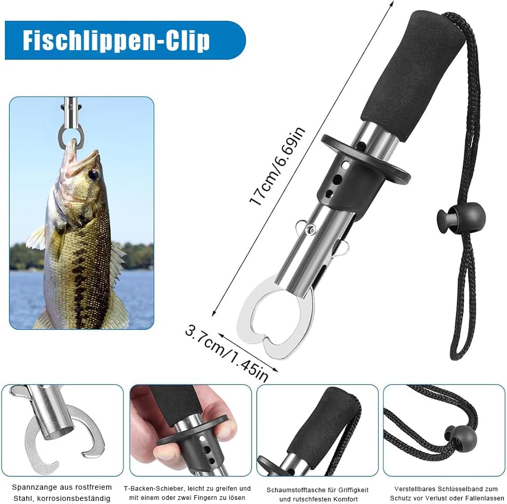 Set 213 Esche e Attrezzi da Pesca con Valigetta - immagine 5