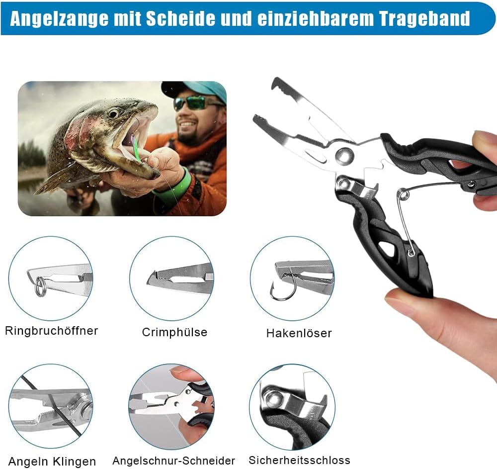 Set 213 Esche e Attrezzi da Pesca con Valigetta - immagine 8