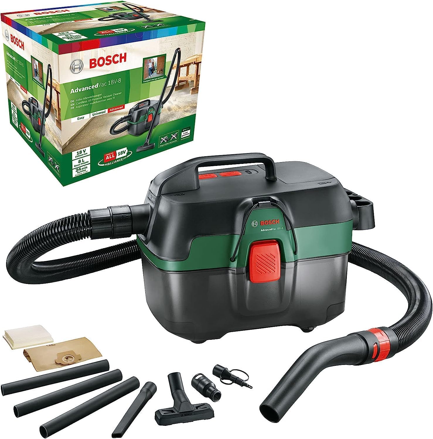Bosch AdvancedVac 18 V - Aspiratore Umido e Secco - immagine 2