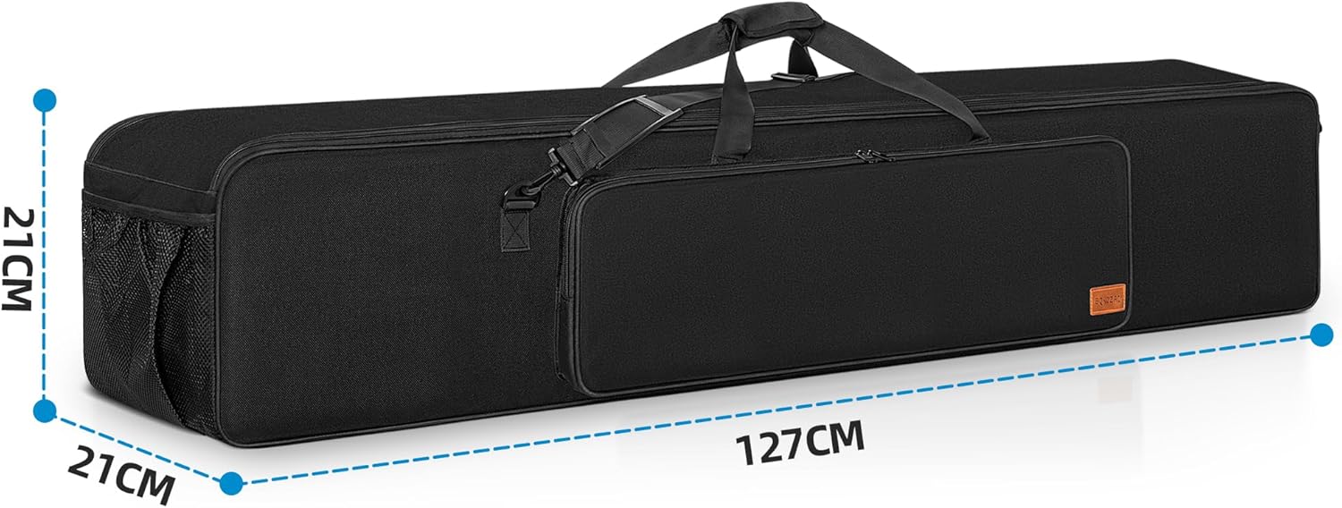 OUUTMEE Borsa Portatile per Treppiede con Tracolla, Nero - immagine 2