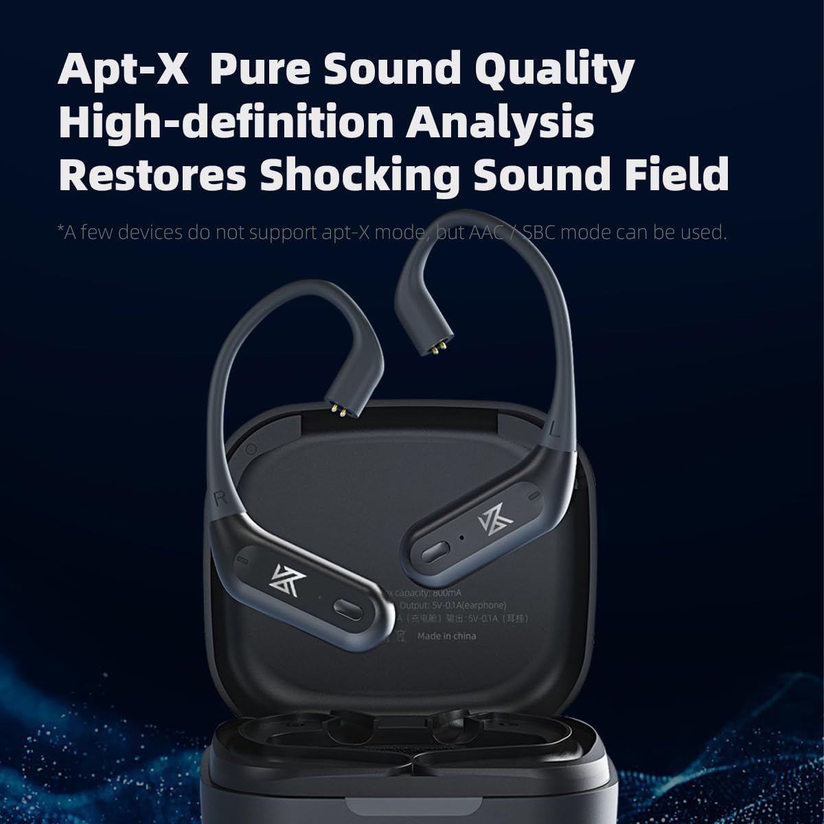 KZA COUSTICS AZ09 PRO Adattatore Bluetooth per Auricolari - immagine 3