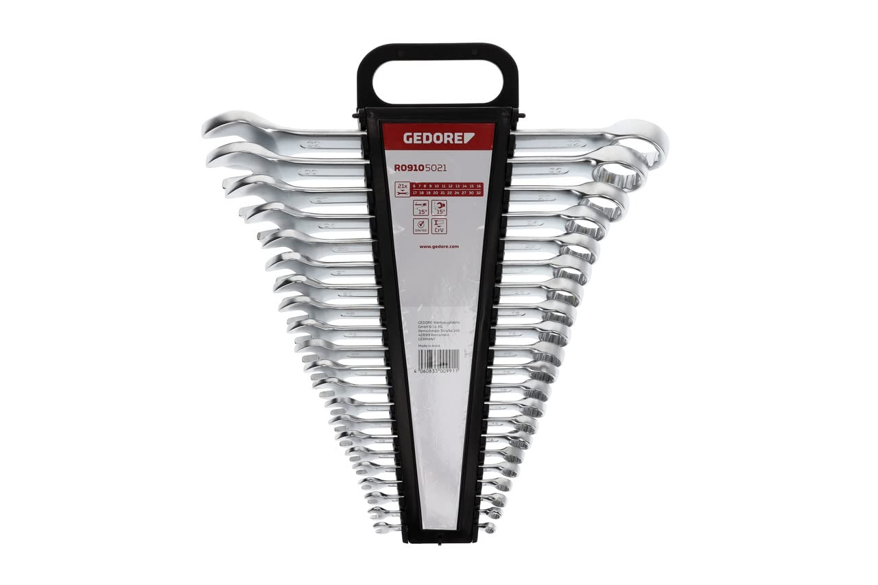 GEDORE Juego de llaves combinadas, An 6-32 mm 21 piezas