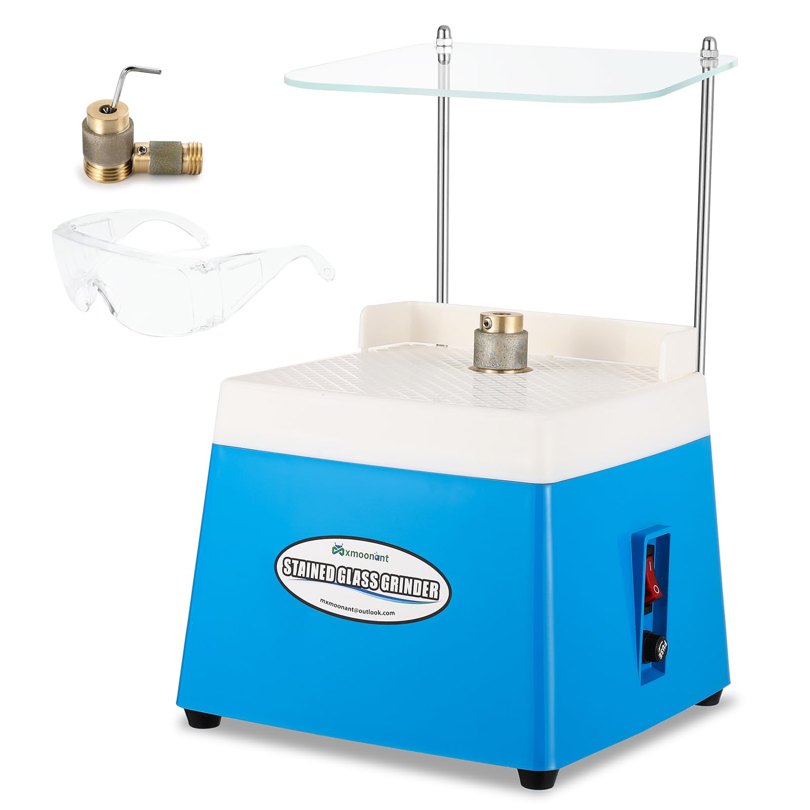 Mxmoonant Smerigliatrice per Vetrate 4200 giri/min