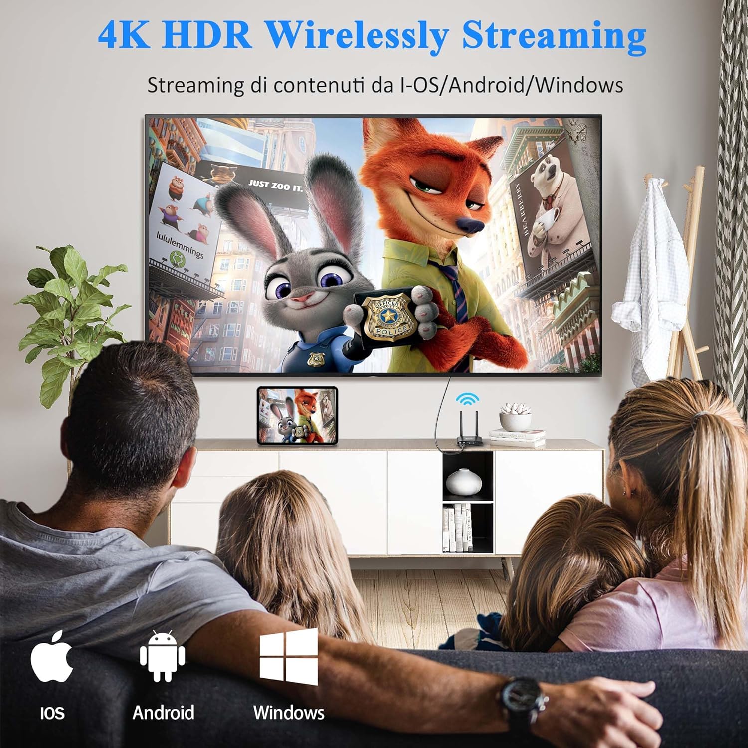 HDMI Wireless 4K/5G Trasmettitore e Ricevitore - immagine 2