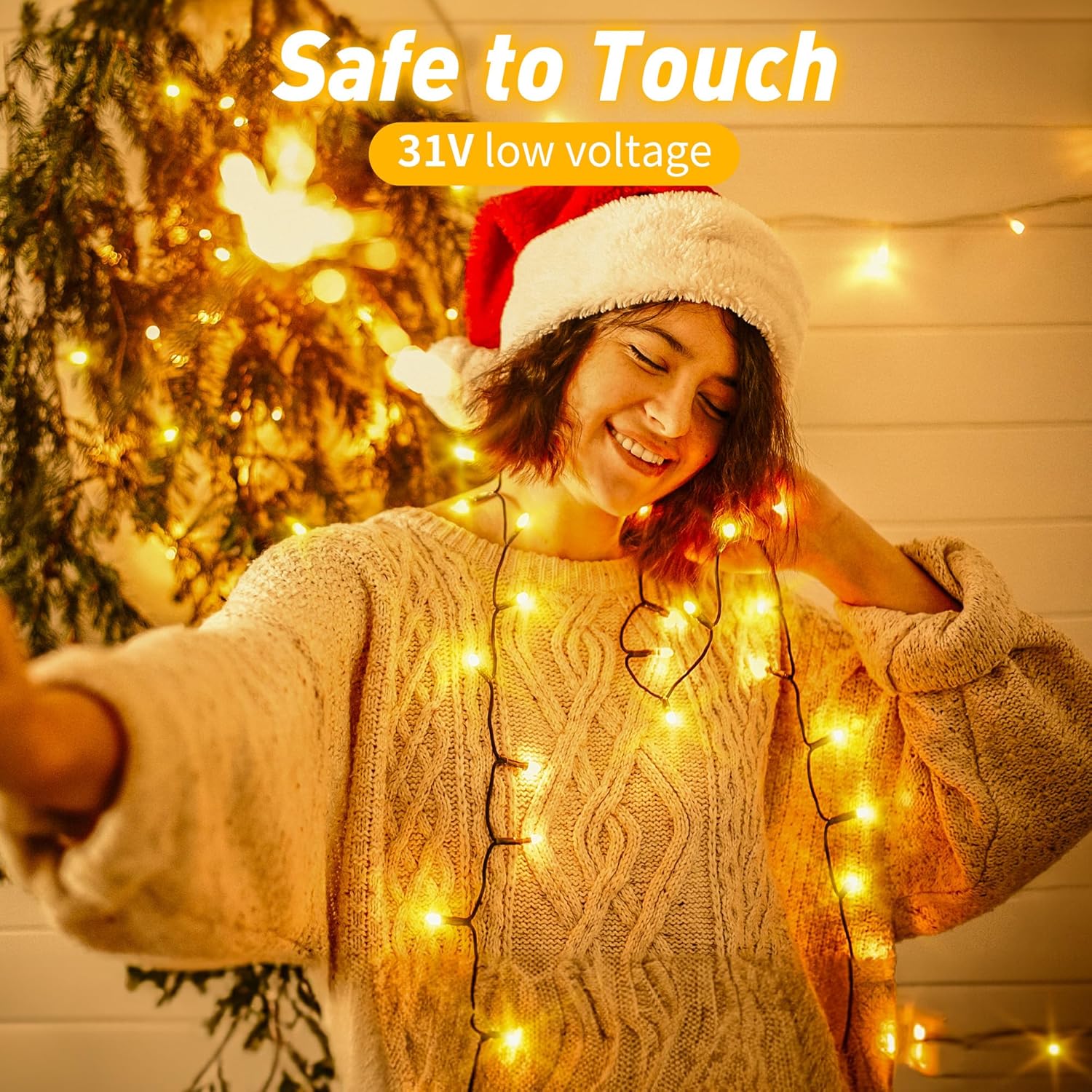 Auriostar Luci Natale Esterno 60m, 600LED IP44 - immagine 3