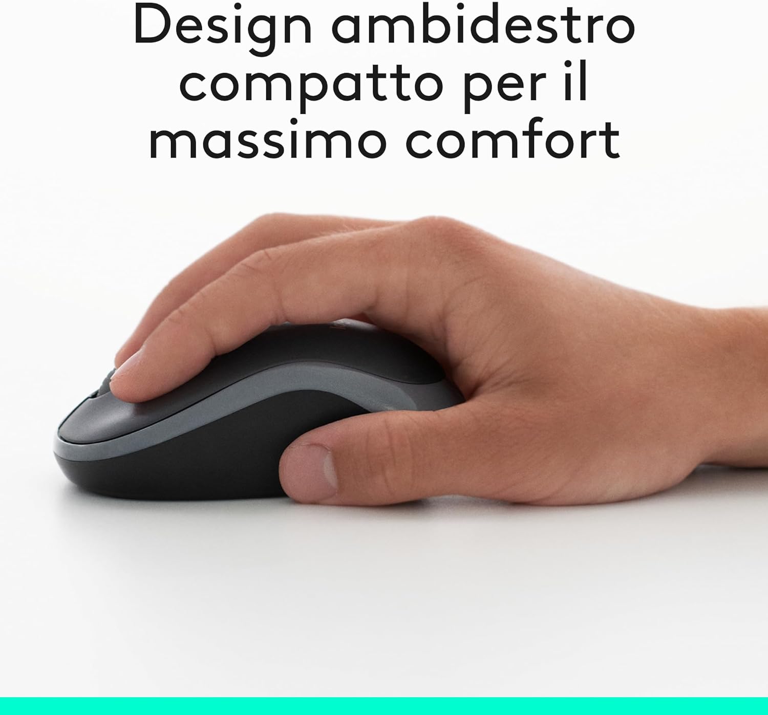 Logitech MK270 Combo Tastiera e Mouse Wireless, Nero - immagine 3