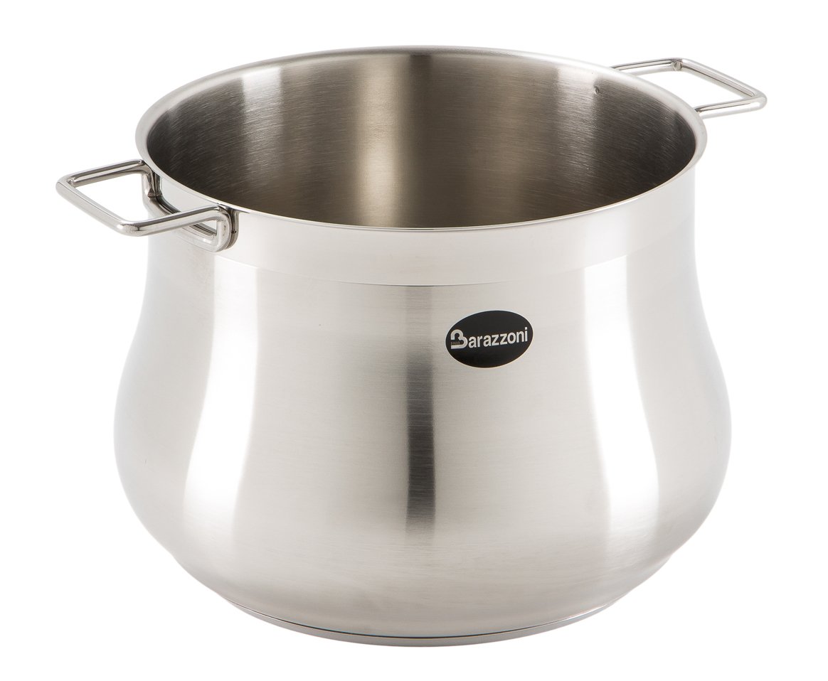 Barazzoni Tummy Pentola Acciaio Inox 18/10, 22 cm