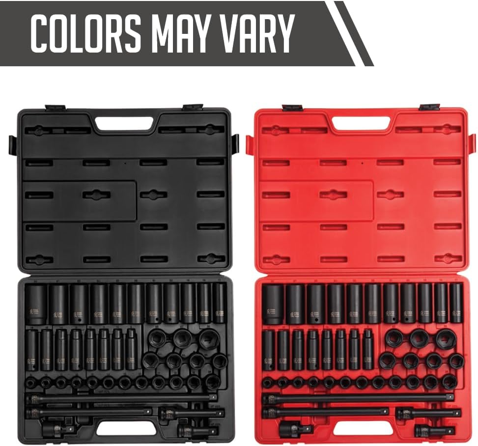Sunex 2568 1/2-inch Drive SAE Master Impact socket set, 43-piece, 2569 - immagine 2