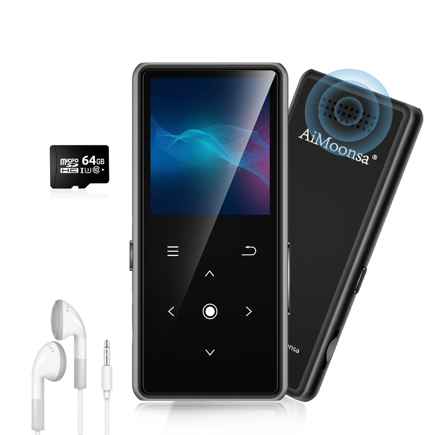 Lettore MP3 Aimoonsa 64GB con Bluetooth 5.2