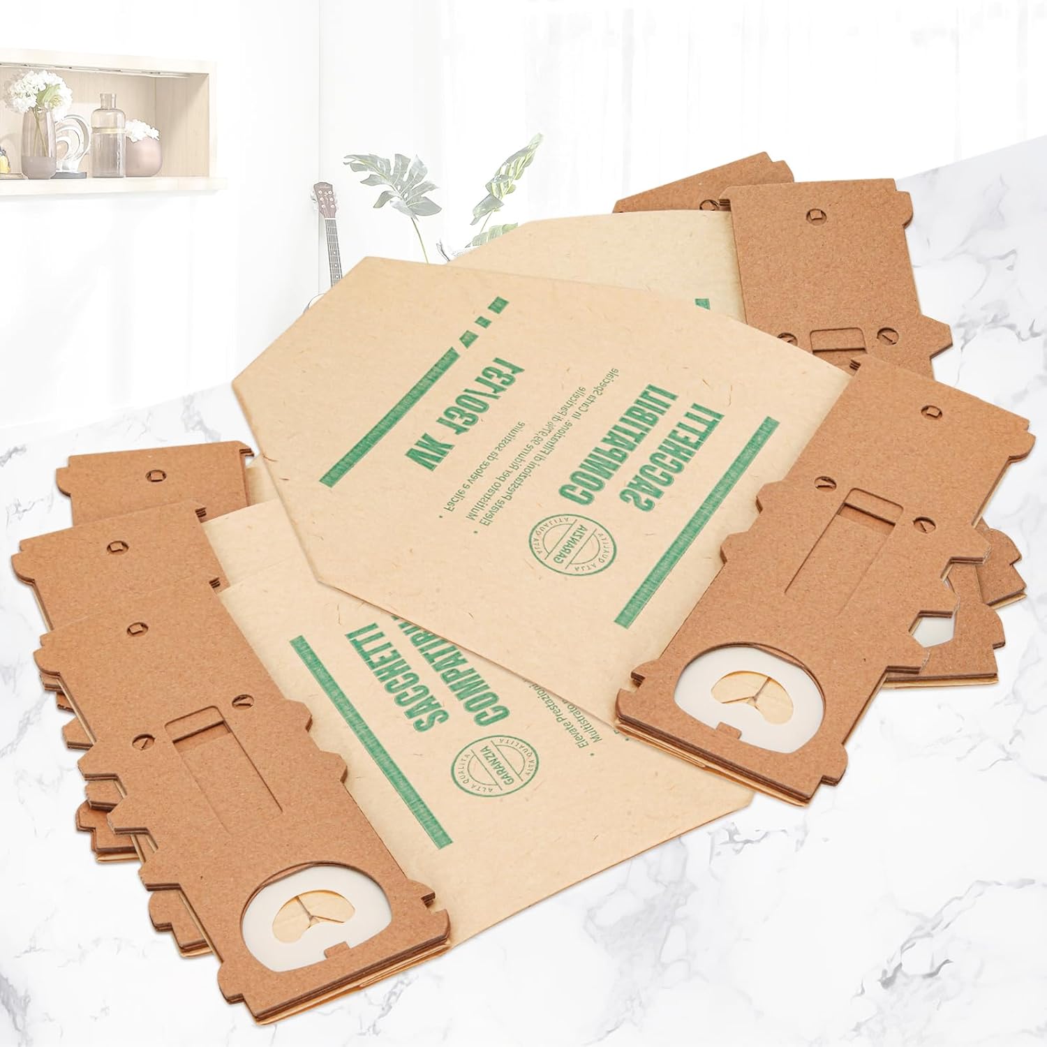 8 Sacchetti per Aspirapolvere vorwerk folletto VK130 VK131 - immagine 4