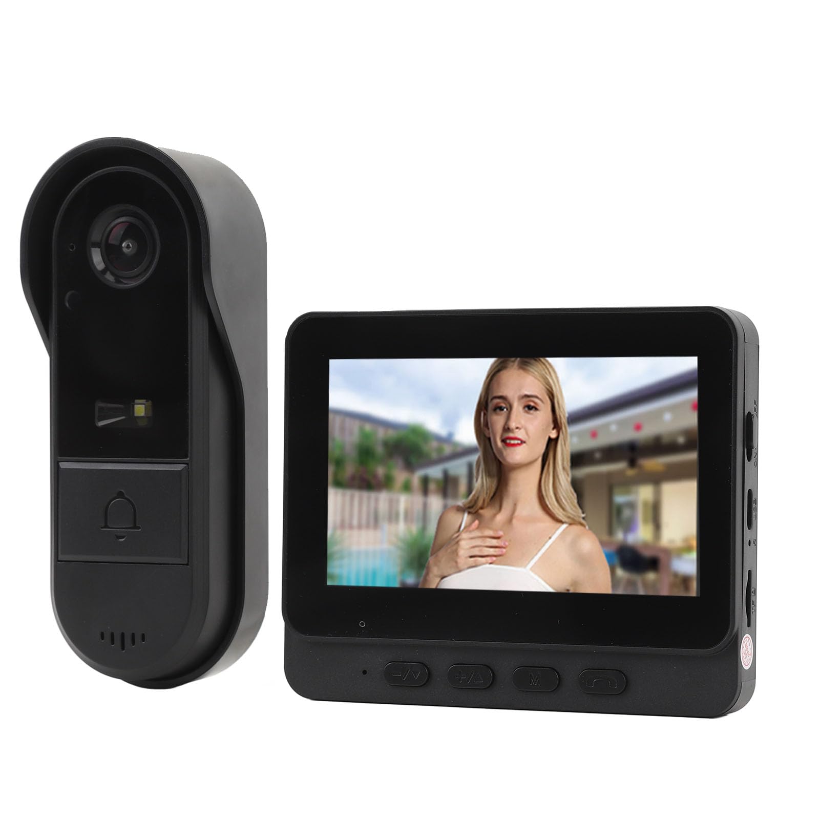 Videocitofono Wireless con Monitor 4,3'' 1080P