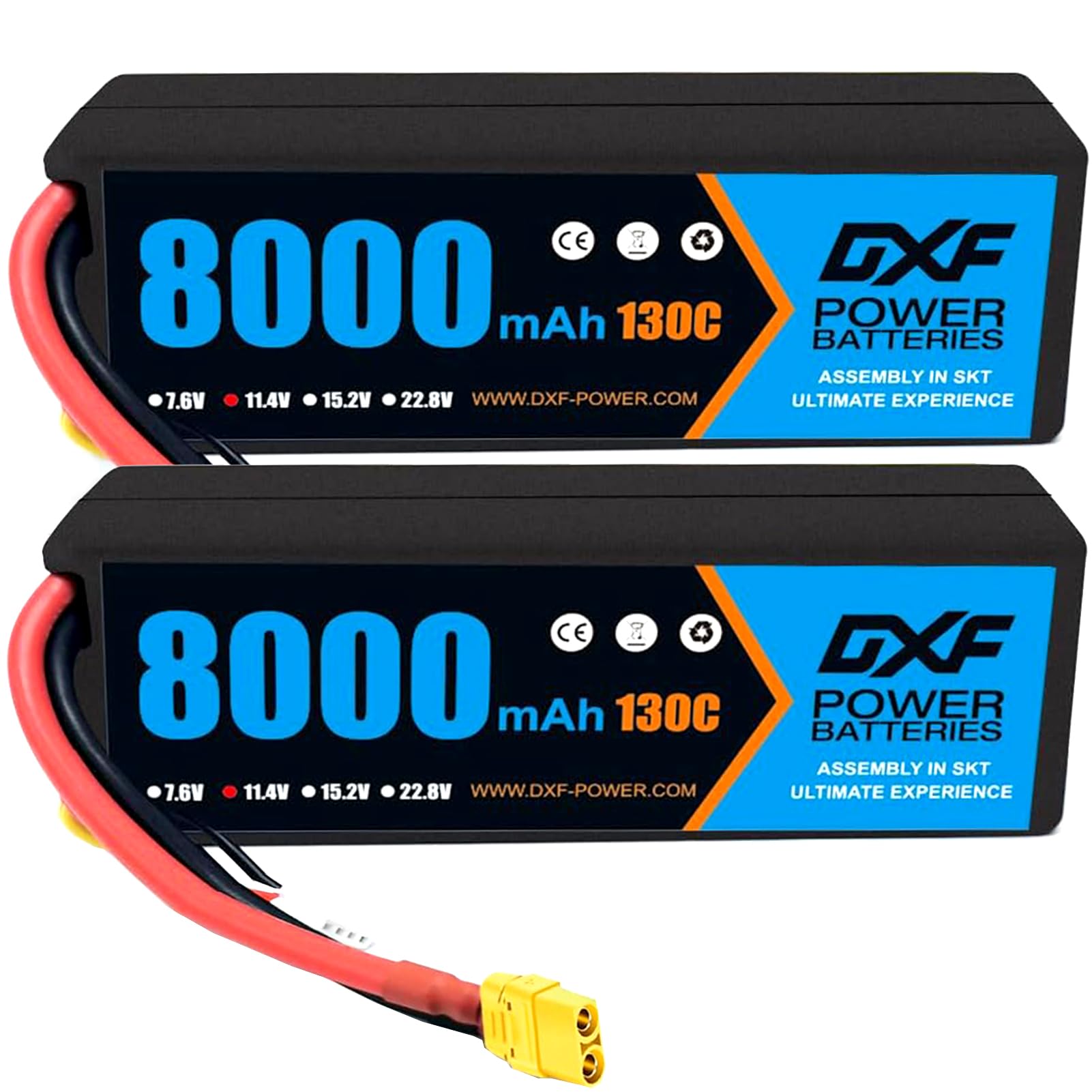 Dxf 2 Batterie 3S Lipo 11,4V 8000mAh 130C