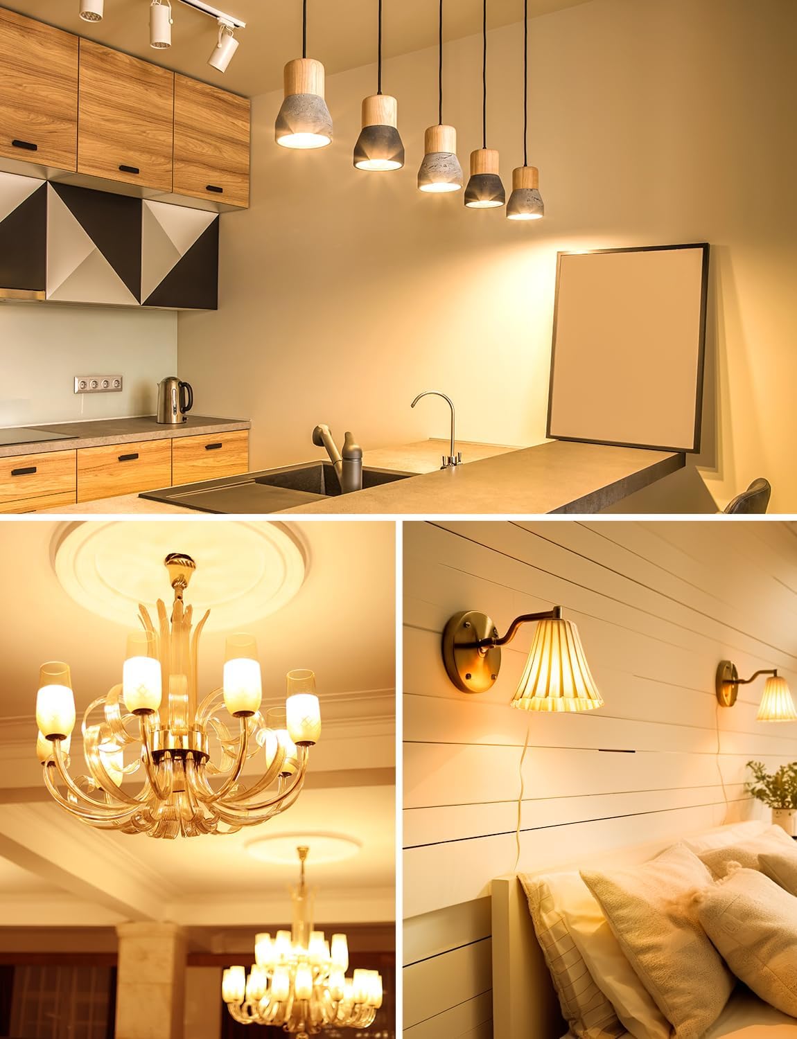 Lepro Lampadine LED E14 Luce Calda 4.9W (40W) - 6 Pezzi - immagine 8