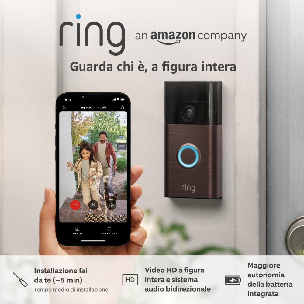Ring Videocitofono a Batteria (2024) - immagine 1