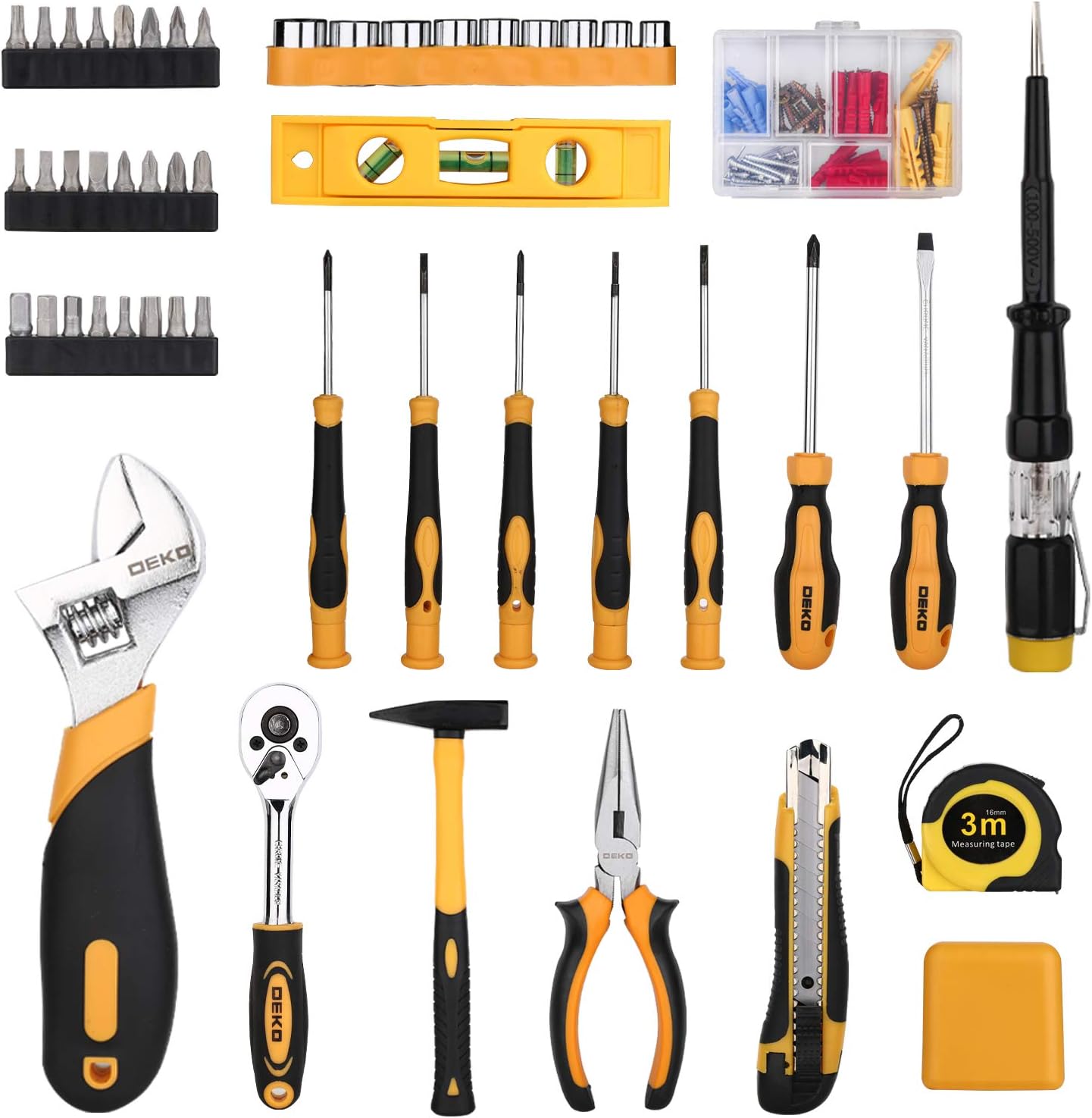 DEKO Set di Attrezzi Universale 138 Pezzi - immagine 3