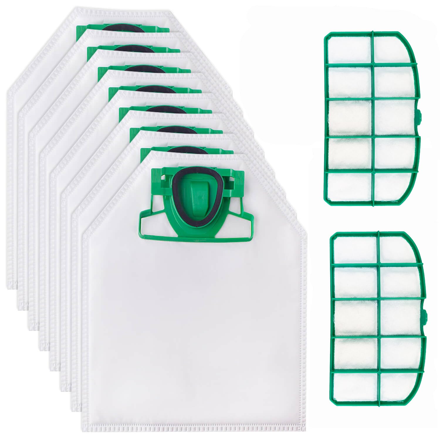 Sacchetti Folletto VK200 Compatibili + 2 Filtri Motore
