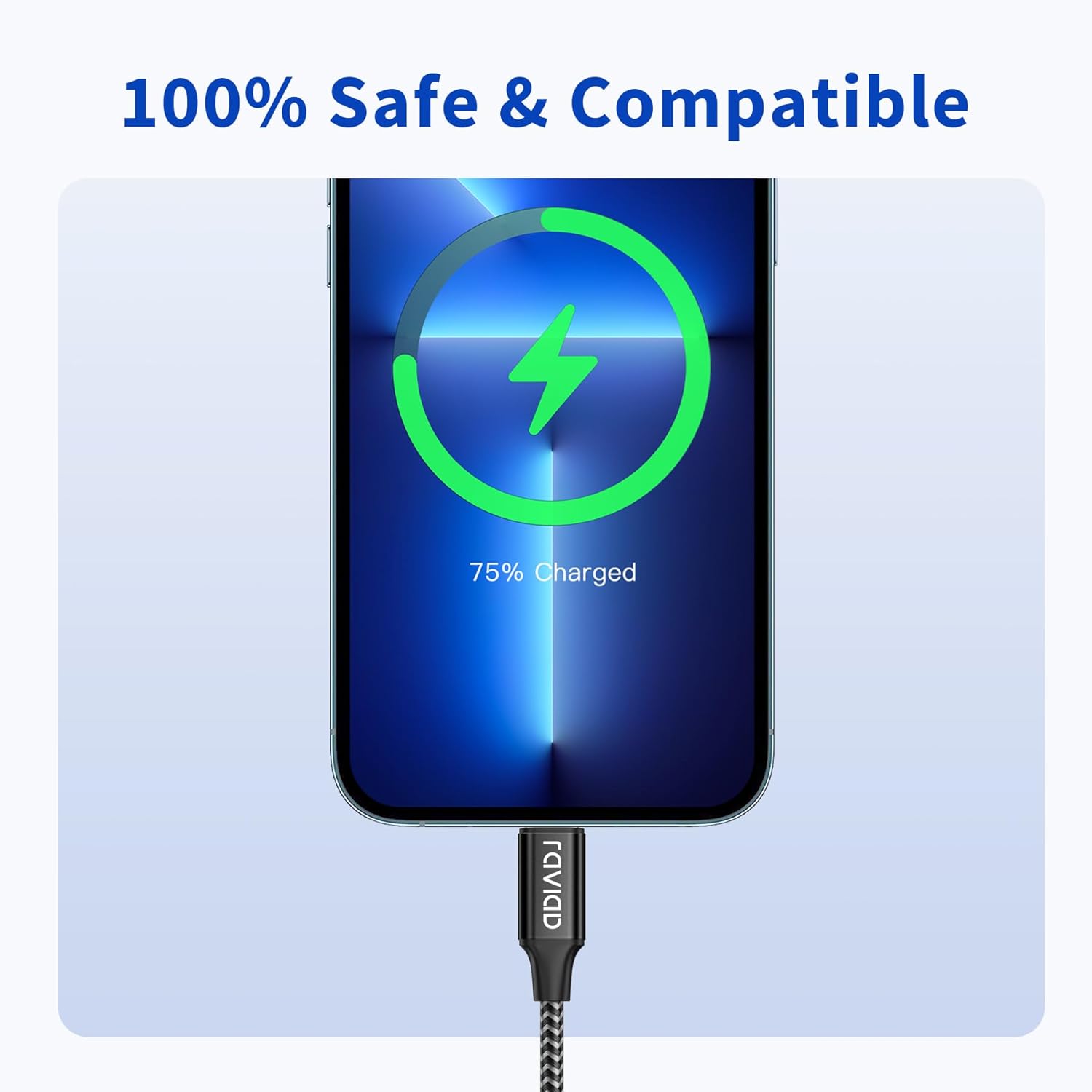 Raviad Cavo iPhone [3 Pack 1M] Certificato MFi - immagine 4