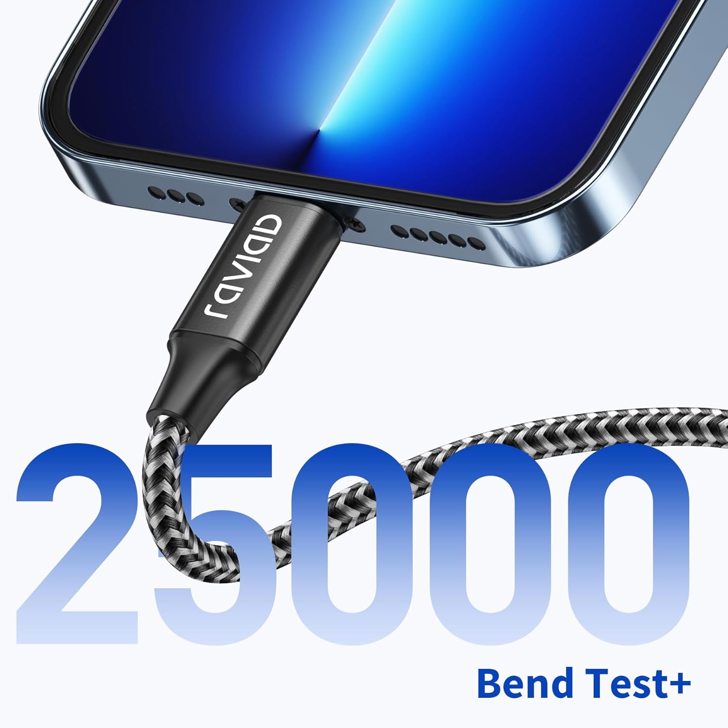 Raviad Cavo iPhone [3 Pack 1M] Certificato MFi - immagine 5