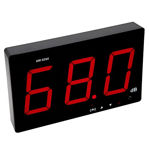 Sonometro SW-525A da parete con display LCD, sonometro digitale USB 30-130 dB