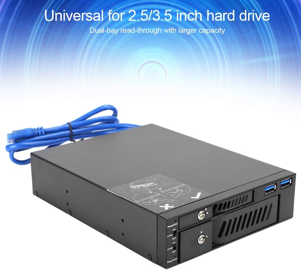 Rack Disco Rigido Mobile Interno 2.5" e 3.5" - immagine 4