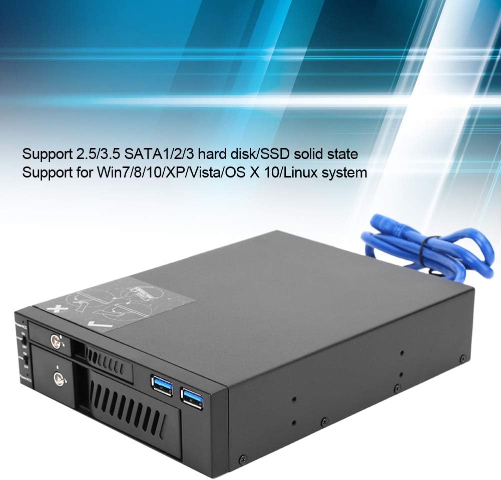 Rack Disco Rigido Mobile Interno 2.5" e 3.5" - immagine 8