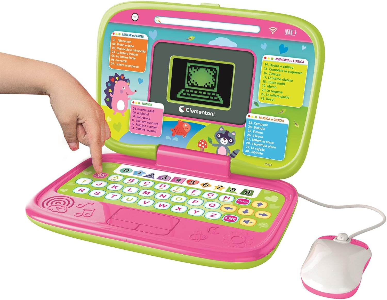 Clementoni Computer Kid Smart Start Laptop Pink 4+ Anni - immagine 7