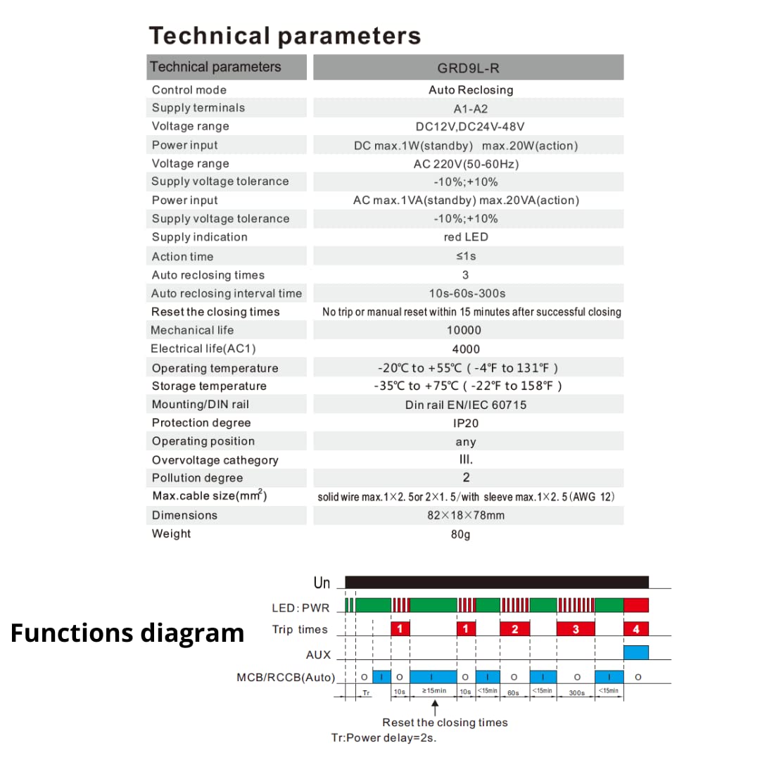 Interruttore Differenziale Automatico Riarmabile Trifase 4P 40A - immagine 4