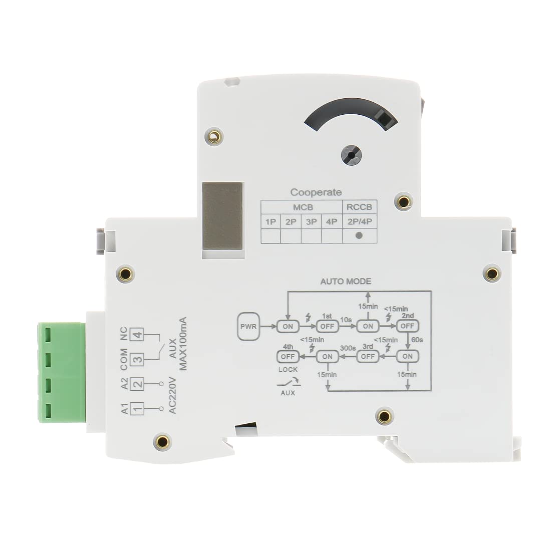 Interruttore Differenziale Automatico Riarmabile Trifase 4P 40A - immagine 7