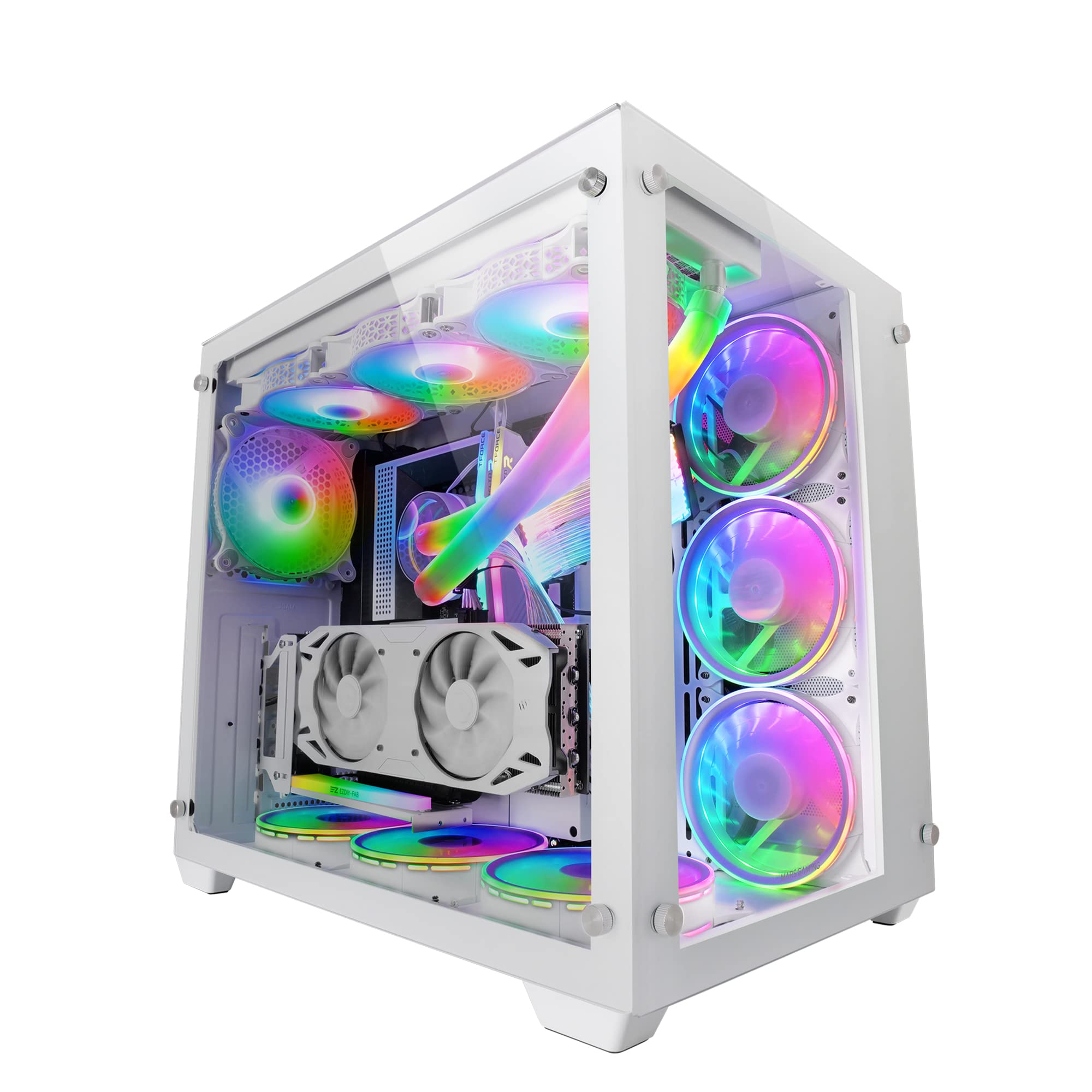 Mars Gaming MCV3 - Torre Gaming Custom XXL E-ATX, Bianco