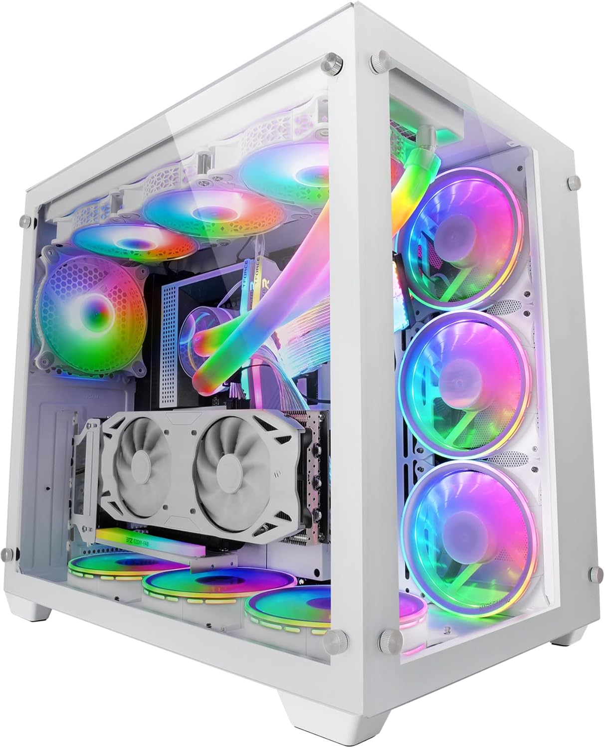 Mars Gaming MCV3 - Torre Gaming Custom XXL E-ATX, Bianco - immagine 1