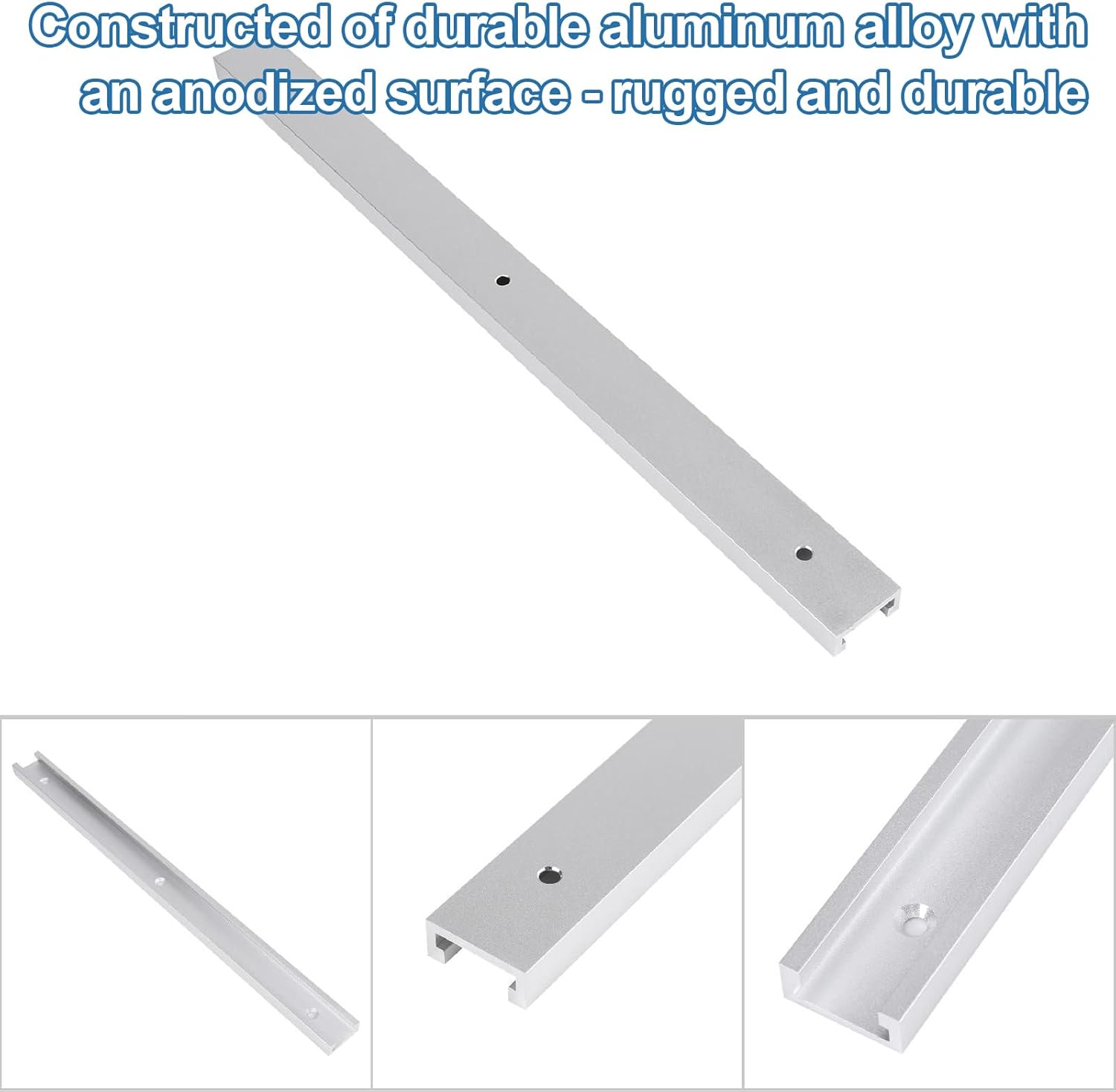 4 Pezzi T-Track Profilo Alluminio 400mm - immagine 5