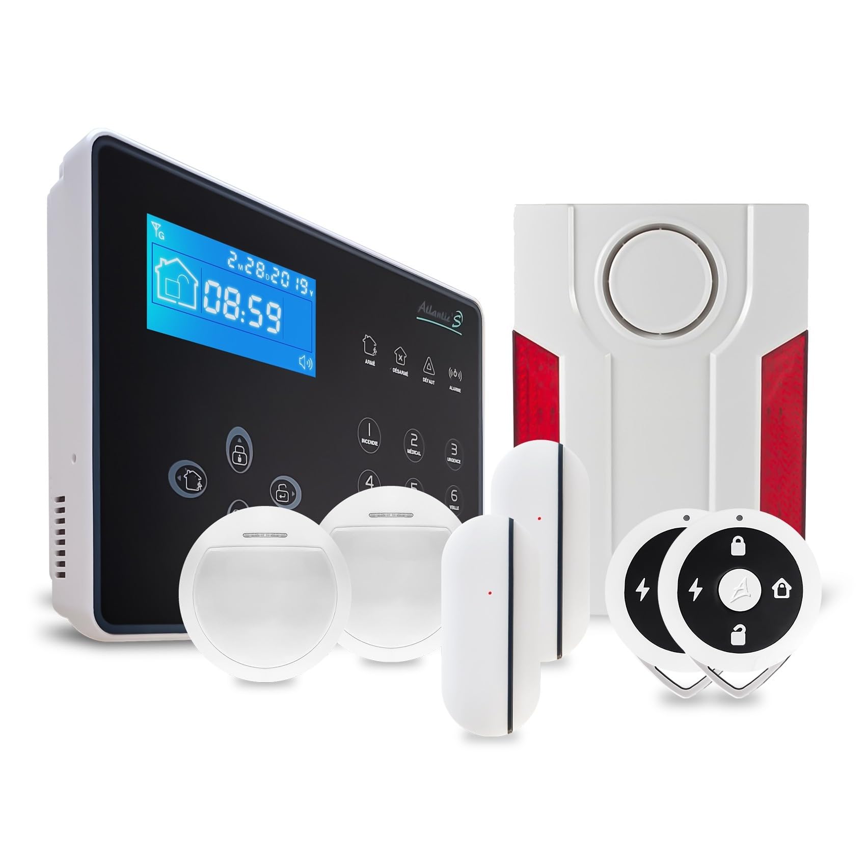 Allarme domestico senza fili NEOS - Kit 3 - Atlantic'S | Velz
