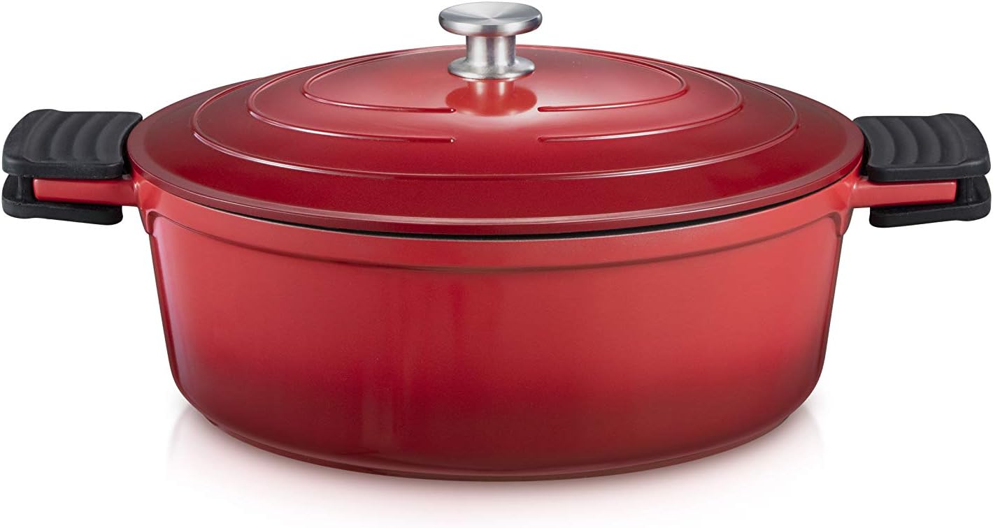 Tescoma Rostiera con Coperchio Bordeaux, 32 x 26 cm