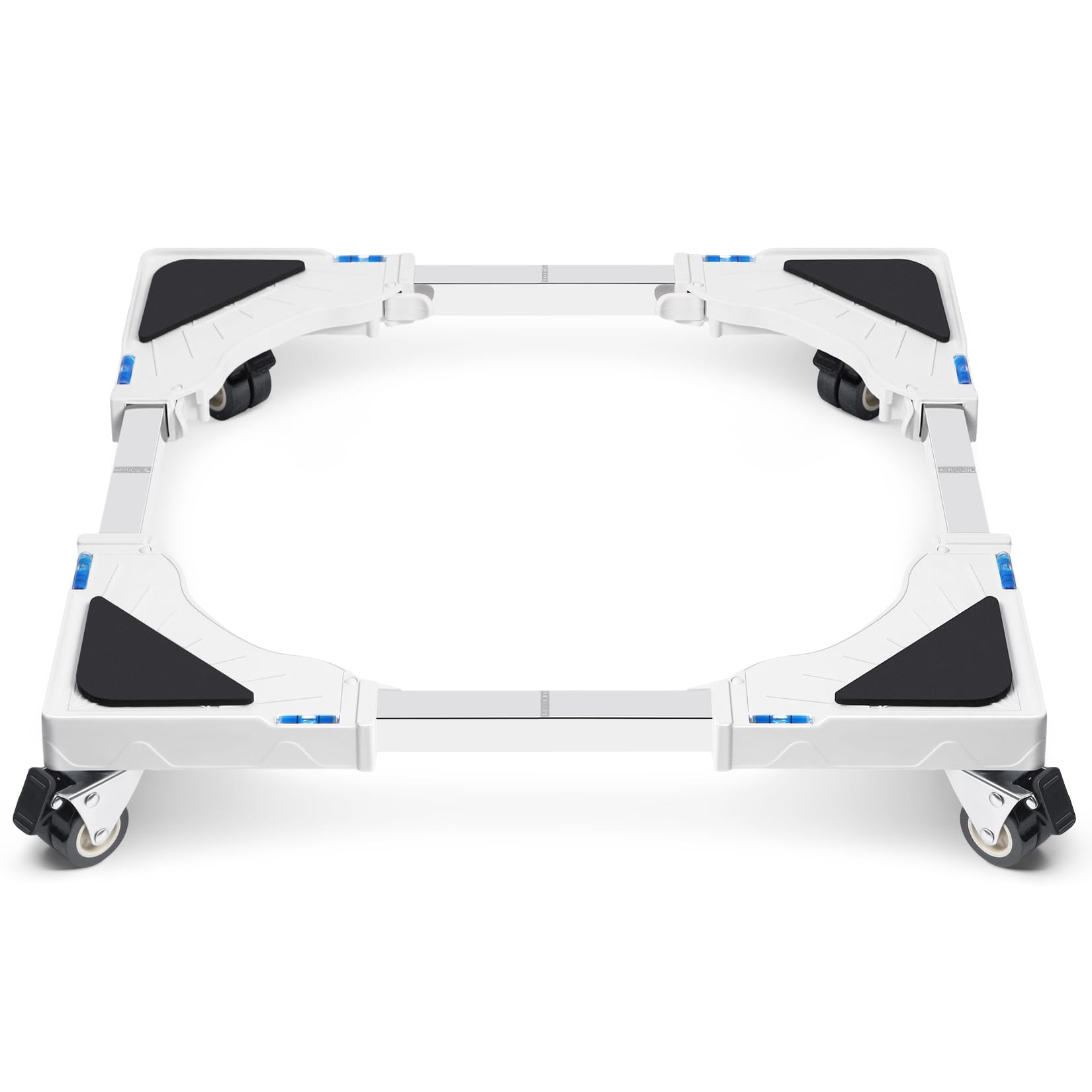 Base per Lavatrice con 4 Ruote Bloccabili, Bianco