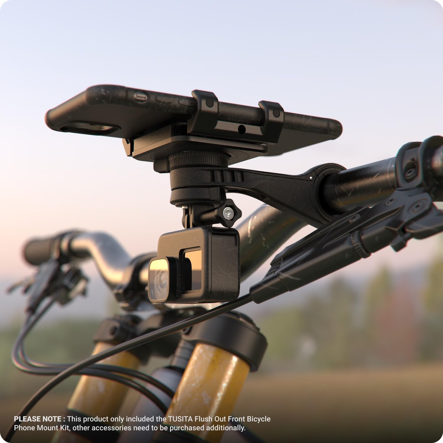 Tusita Kit Supporto Bici per Telefono Twist Lock - immagine 5