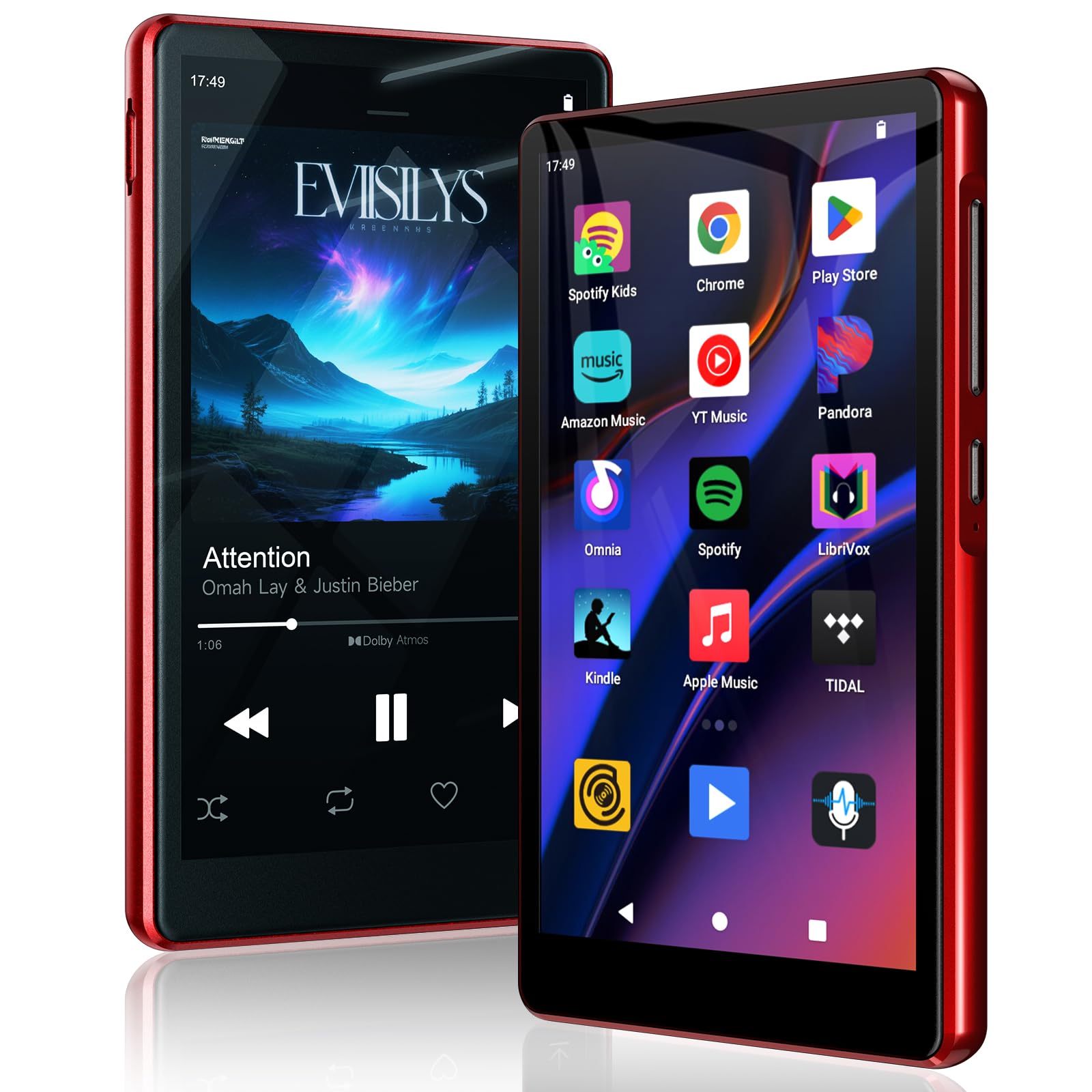 Lettore MP3 163GB con Bluetooth Spotify Touch Screen 4.5"