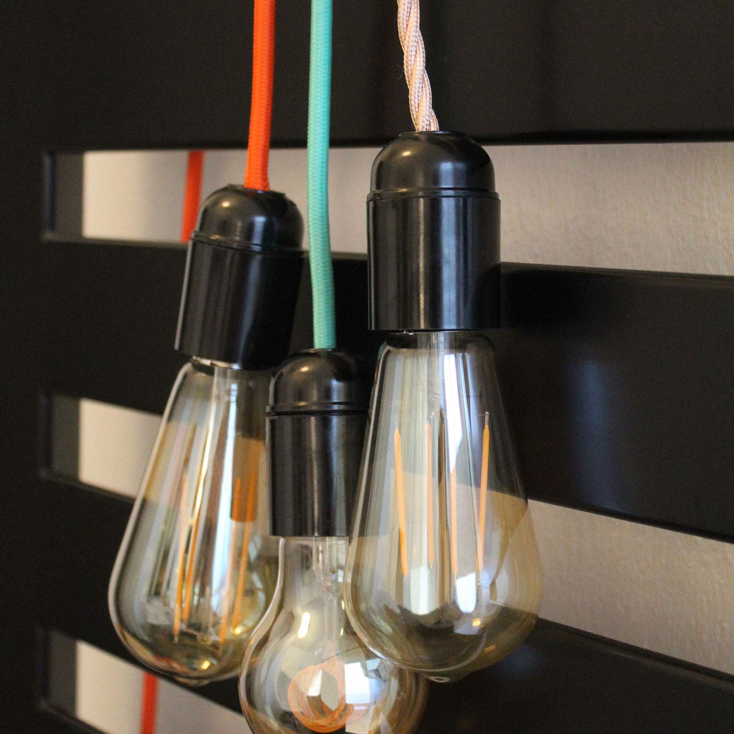 Smartect Cavo Elettrico Tessile Intrecciato Nero 50m - immagine 7