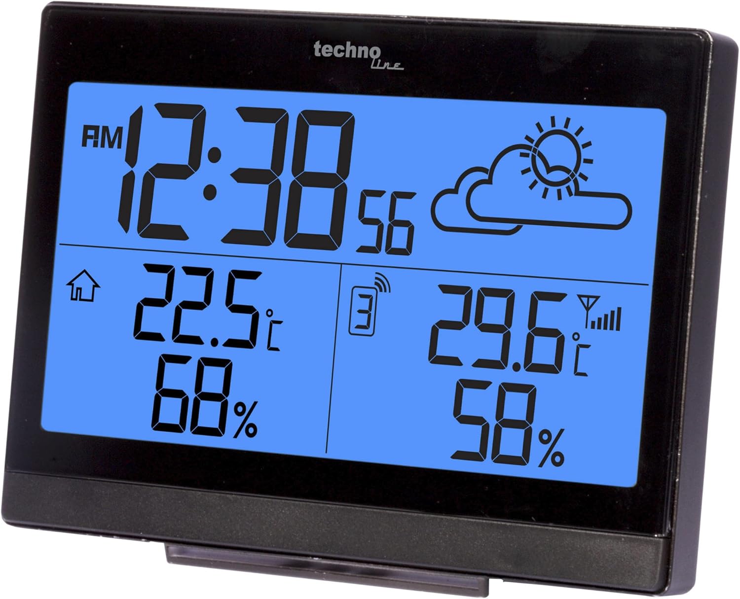 TechnoLine WS 9252 Stazione Meteo, Nero - immagine 4