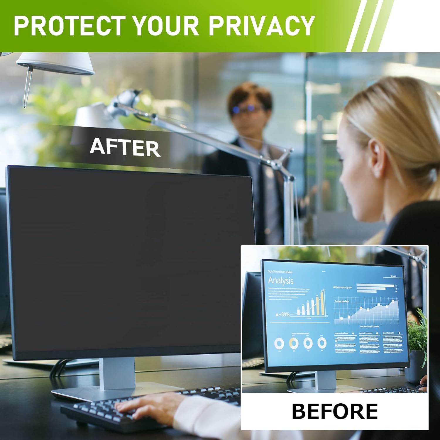 LAMA Filtri Privacy Universali per Computer 21.5 Pollici - immagine 2