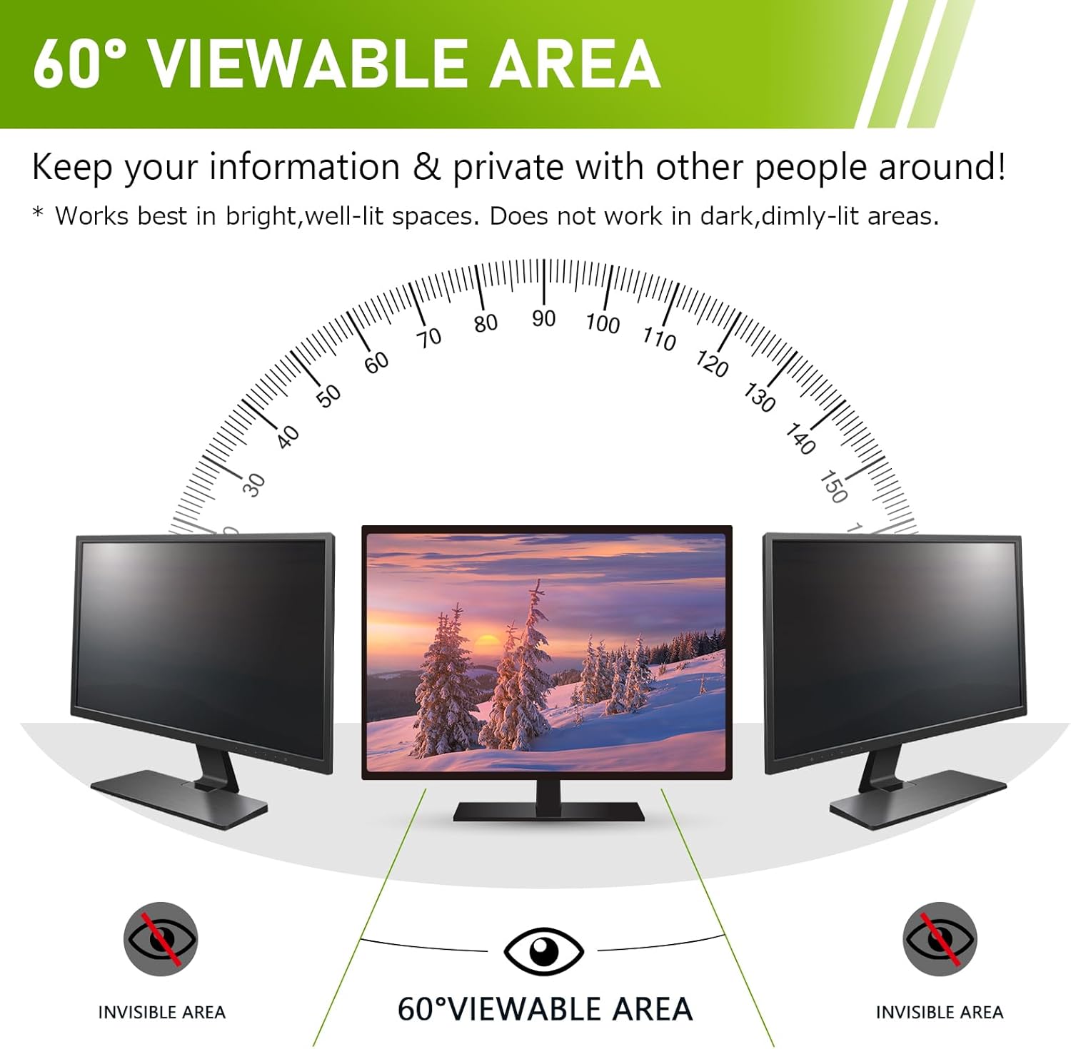 LAMA Filtri Privacy Universali per Computer 21.5 Pollici - immagine 4