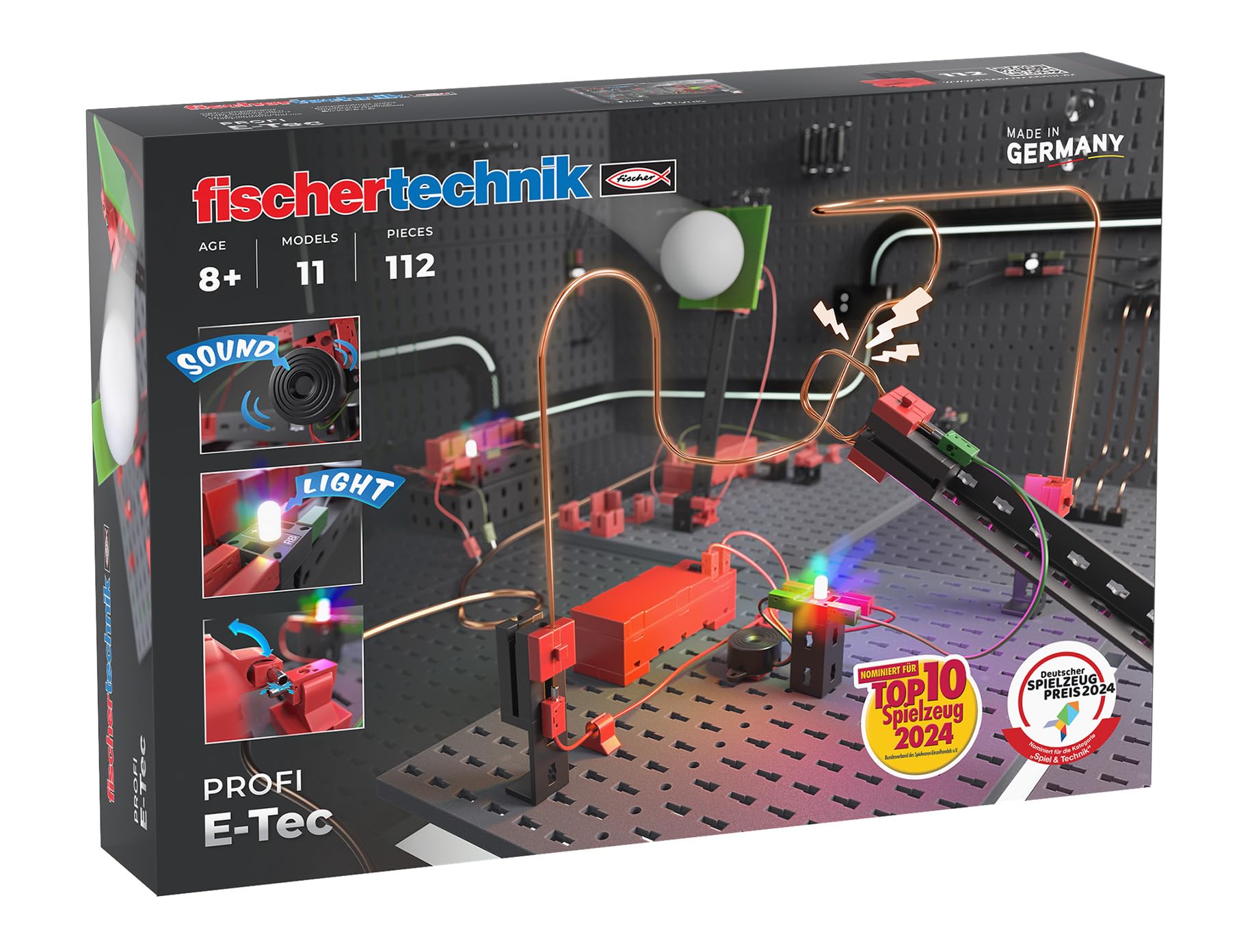 Fischertechnik E-Tec 571905 - Kit Elettricità per Bambini