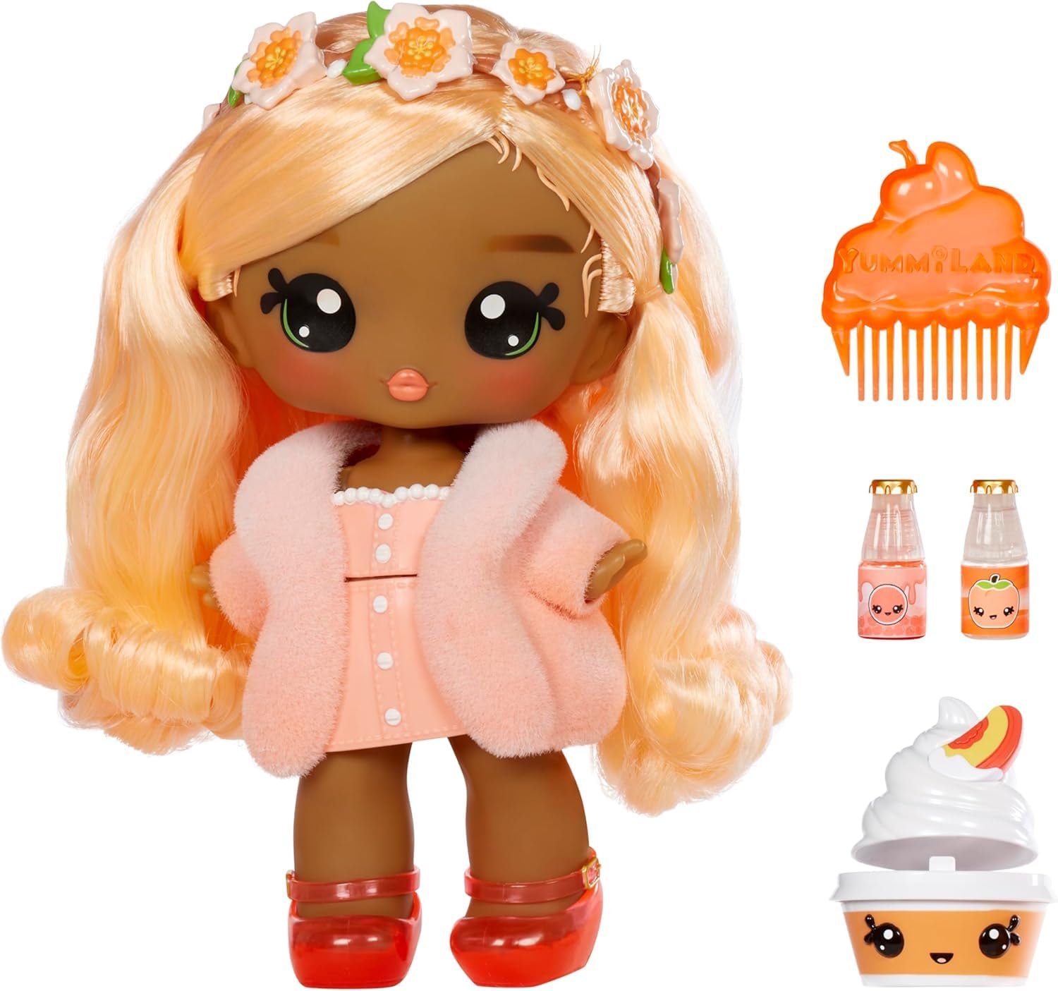 YUMMILAND Large Doll and Num Nom Lipgloss Pet