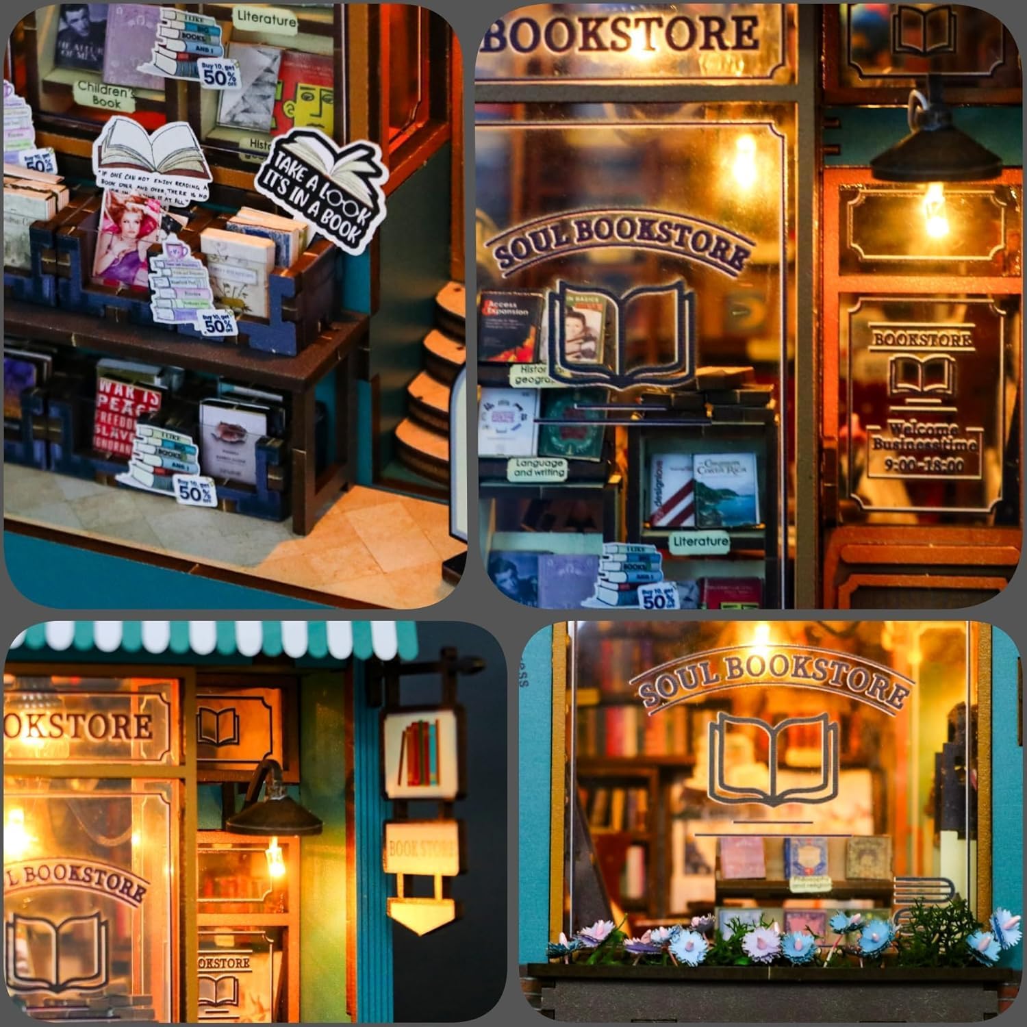 Book Nook - Modello Libro per Scaffalatura - immagine 3