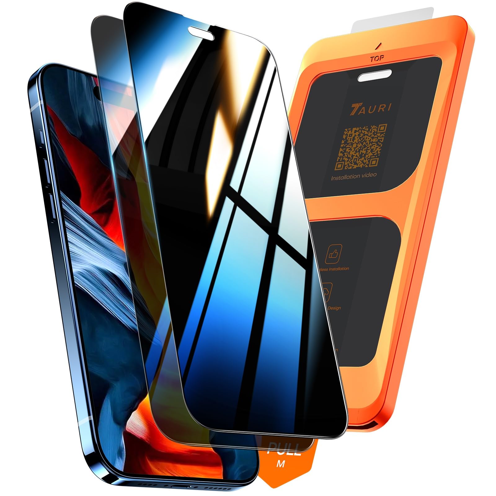 Tauri Privacy Vetro Temperato per iPhone 16 Pro Max (2 Pezzi)