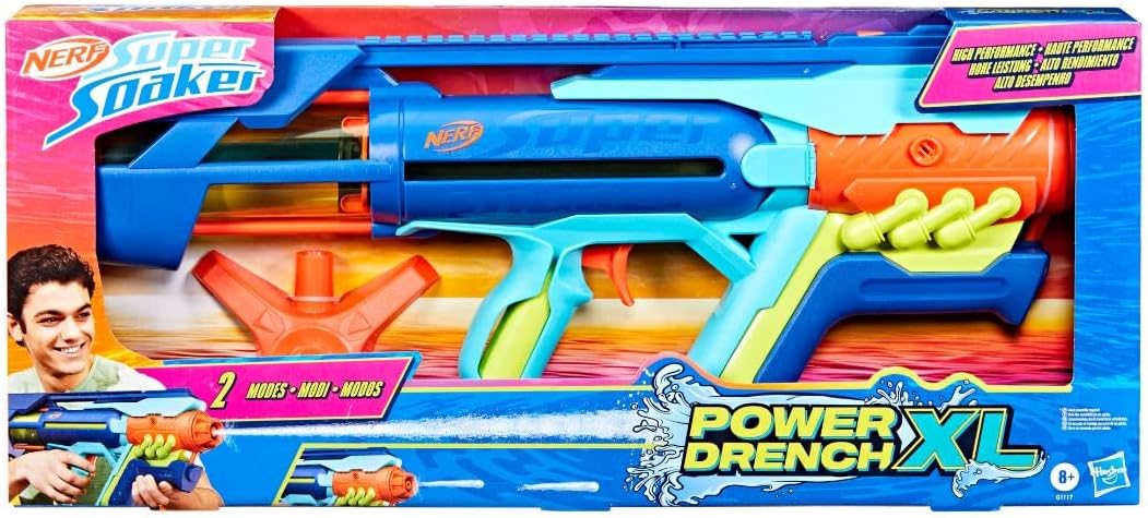 Hasbro Nerf Super Soaker Power Drench XL - Blaster ad Acqua - immagine 2